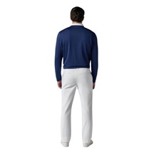 Callaway Legacy Collection Flat Front with elastic rib piecing at waist pánské kalhoty, bílé