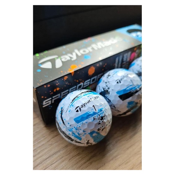 TaylorMade SpeedSoft Ink Blue golfové míčky, 4ks