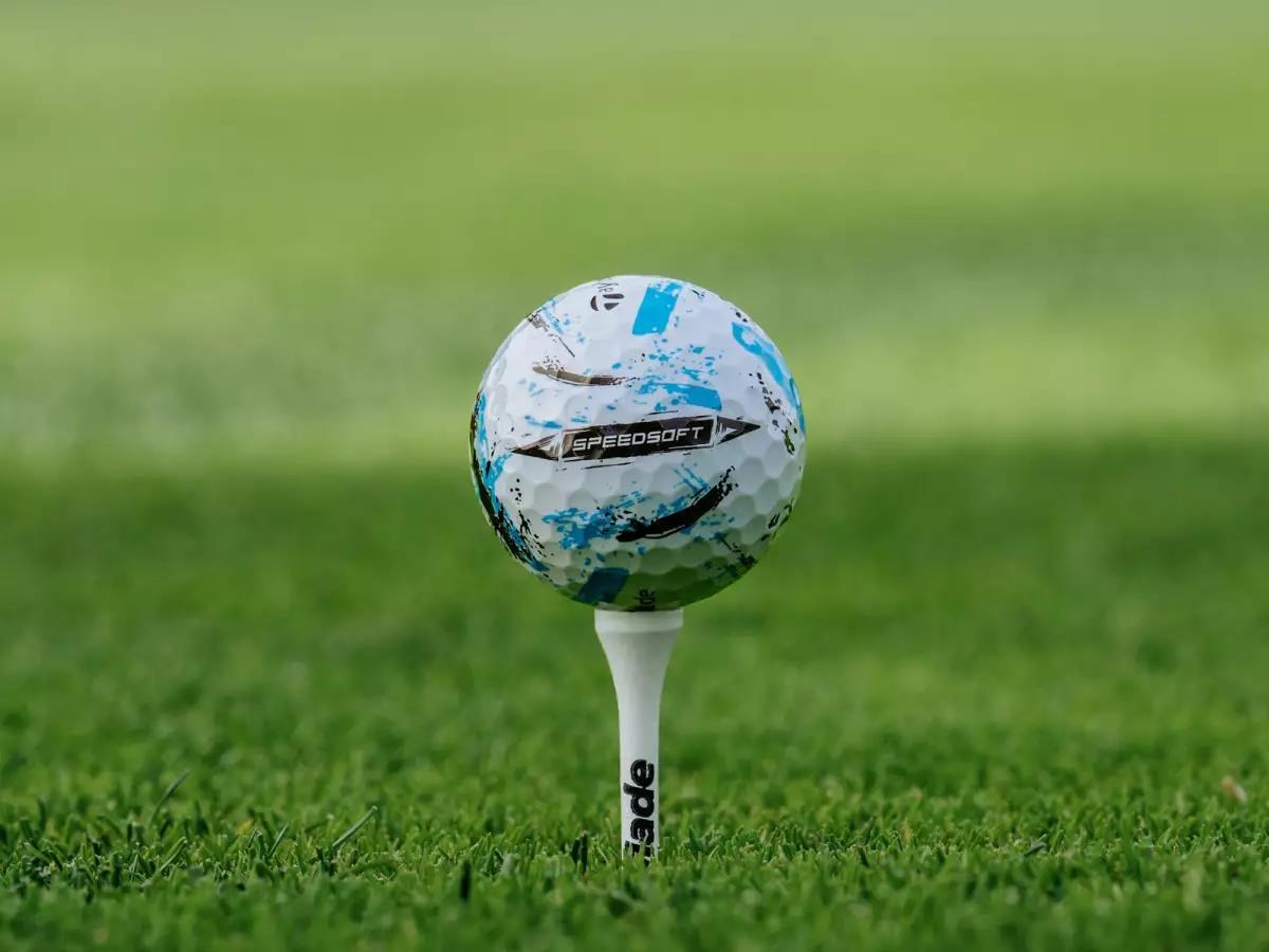TaylorMade SpeedSoft Ink Blue golfové míčky, 4ks