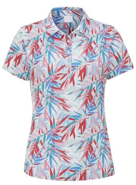 Ping  Aeria Printed dámské polo, tropic retreat