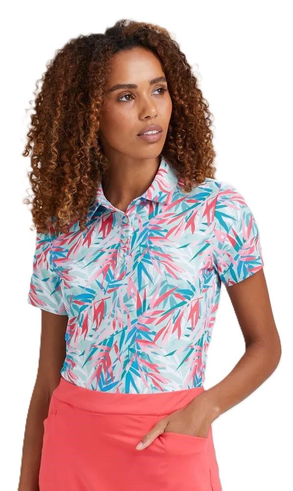 Ping  Aeria Printed dámské polo, tropic retreat