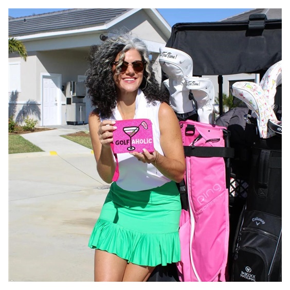 Best of Golf America Golfaholic Beaddie taška na cennosti