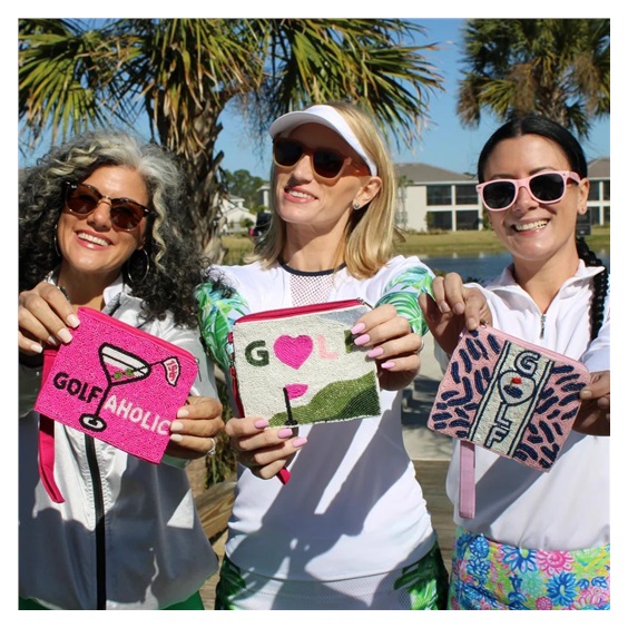 Best of Golf America Golfaholic Beaddie taška na cennosti