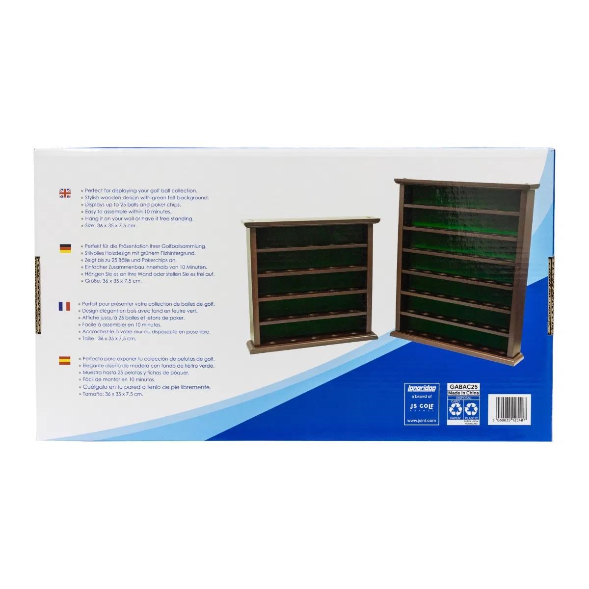 Longridge 25 Ball Wooden Display Rack dřevěná police