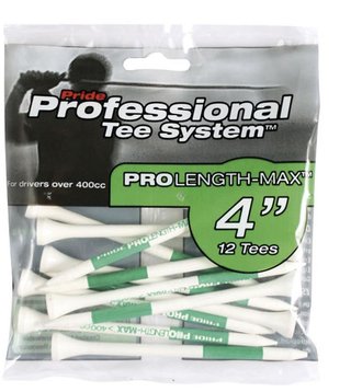 Pride Professional Tees dřevěná týčka, 101mm, 12ks
