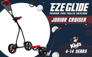 Longridge Ezeglide Junior Cruiser manuální vozík, černý