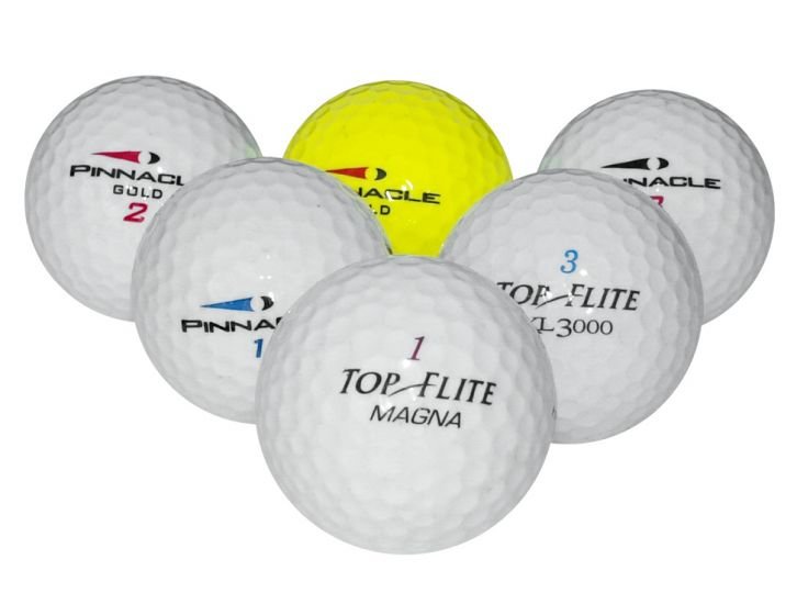 Mix hraných golfových míčků, třída C