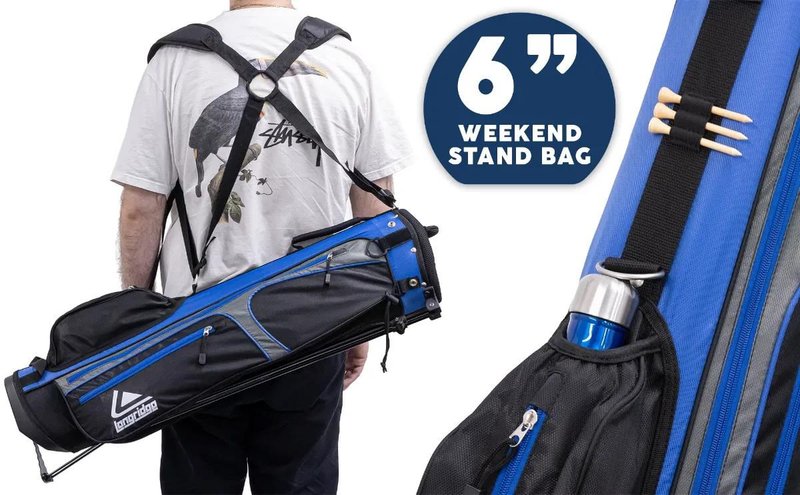 Longridge 6” Weekend stand bag, modrý
