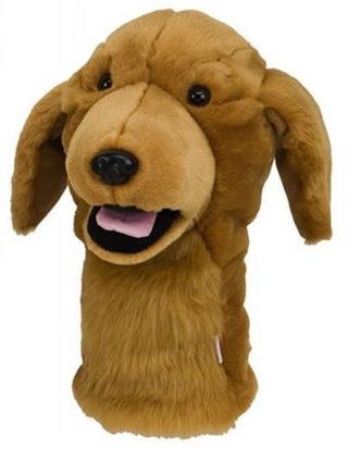 Daphne's driver headcover, zlatý retrívr