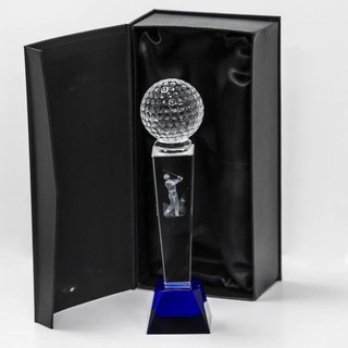 Longridge Crystal Golf Trophy 235mm golfová trofej