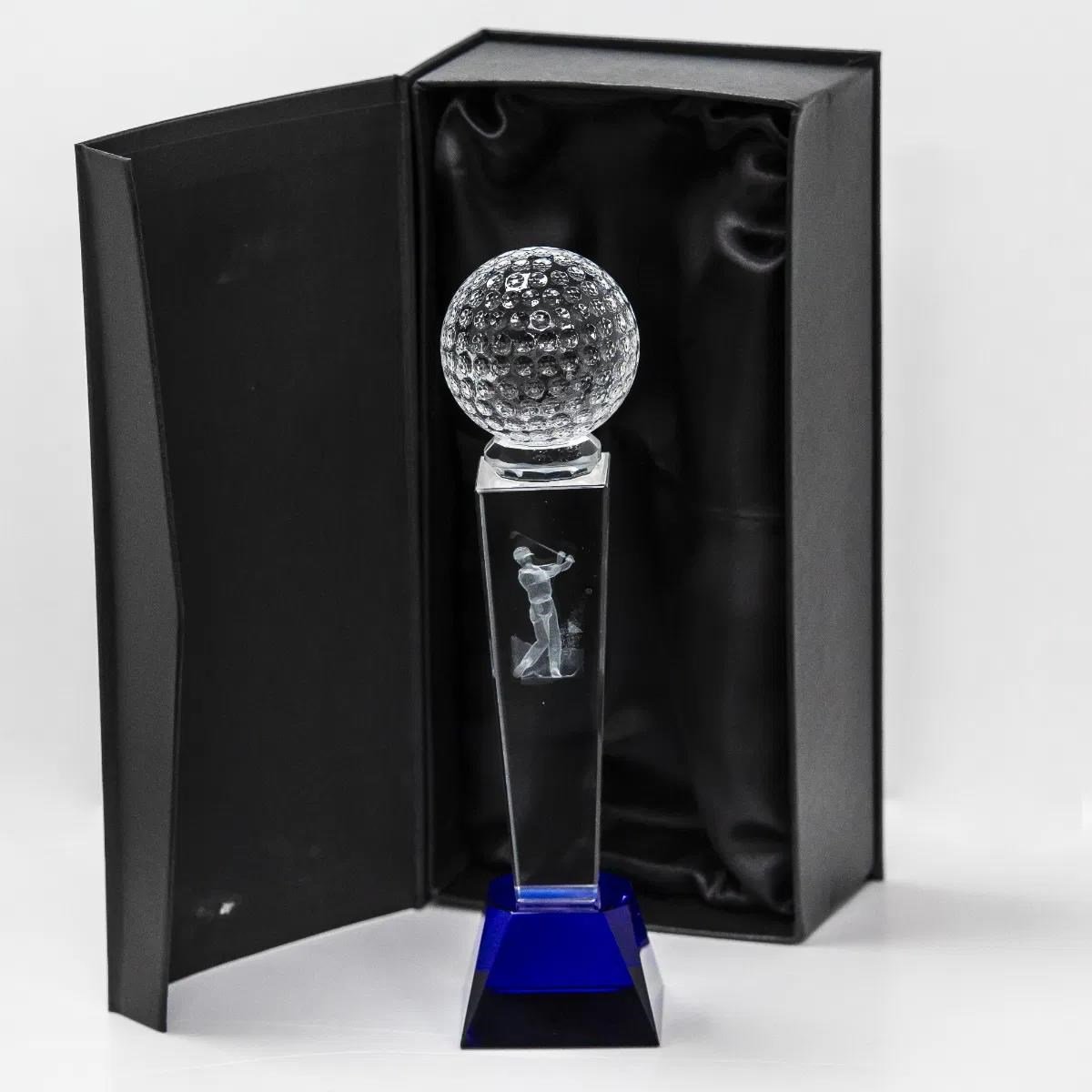 Longridge Crystal Golf Trophy 235mm golfová trofej