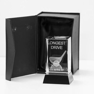 Longridge Drive Crystal Golf Trophy golfová trofej