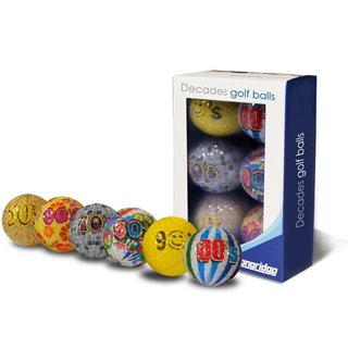 Longridge Decades golfové míčky, 6ks