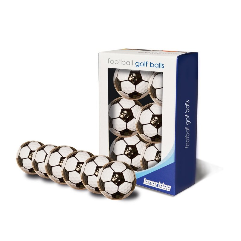 Longridge Football golfové míčky, mix barev