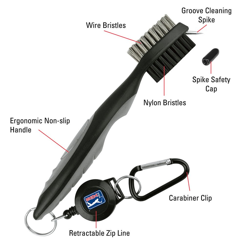 PGA Tour Club Brush and Groove Cleaner kartáček