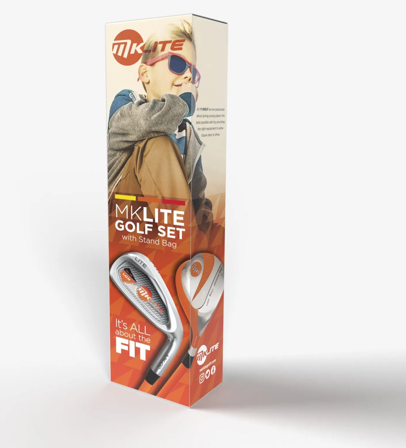 MKids Lite Junior 53" dětský golfový půlset, pravý, 135cm