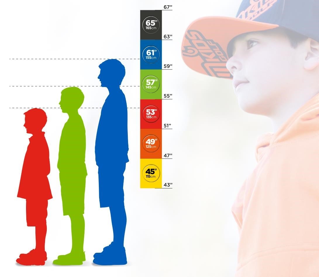 MKids Lite Junior 45" dětský golfový půlset, levý, 115cm