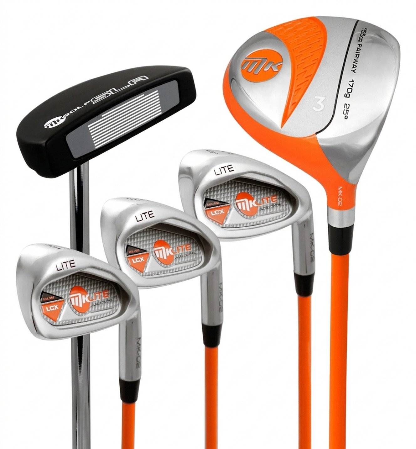 MKids Lite Junior 49" dětský golfový půlset, levý, 125cm