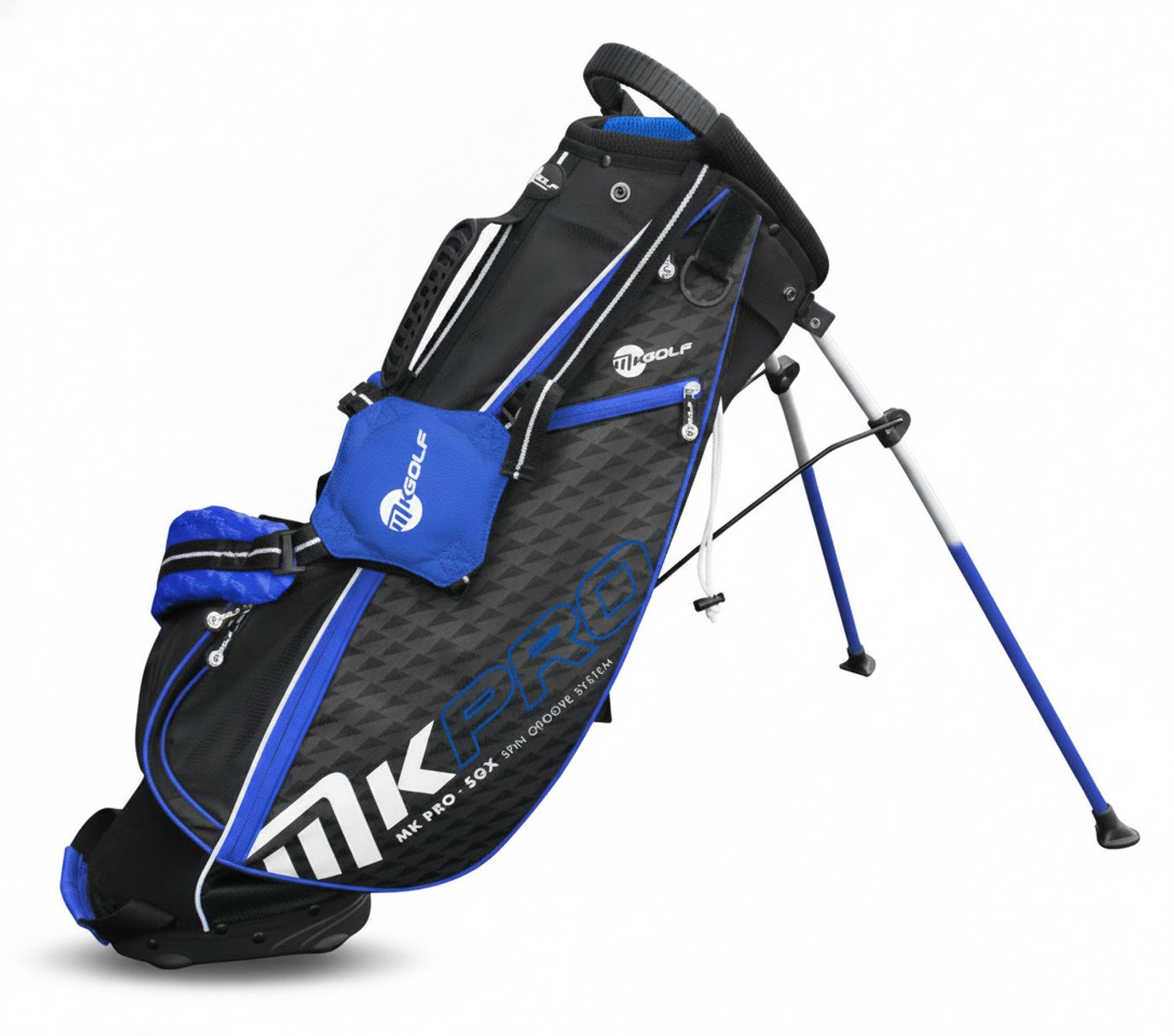 MKids Pro Junior 61" (155cm) dětský stand bag, modrý