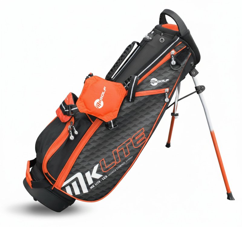MKids Lite Junior stand bag 49" (125cm/6-8Y), oranžový