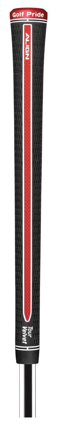 Golf Pride Tour Velvet Black Align grip, Standard
