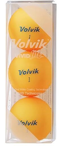 Volvik VIVID Lite golfové míčky, oranžové