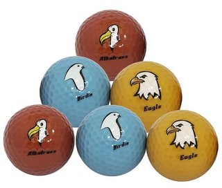 Longridge Under Par golfové míčky, 6ks