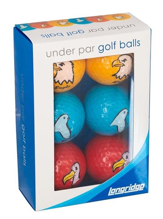 Longridge Under Par golfové míčky, 6ks
