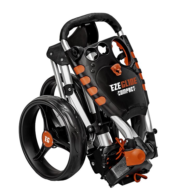 Ezeglide Compact+ manuální golfový vozík, černý