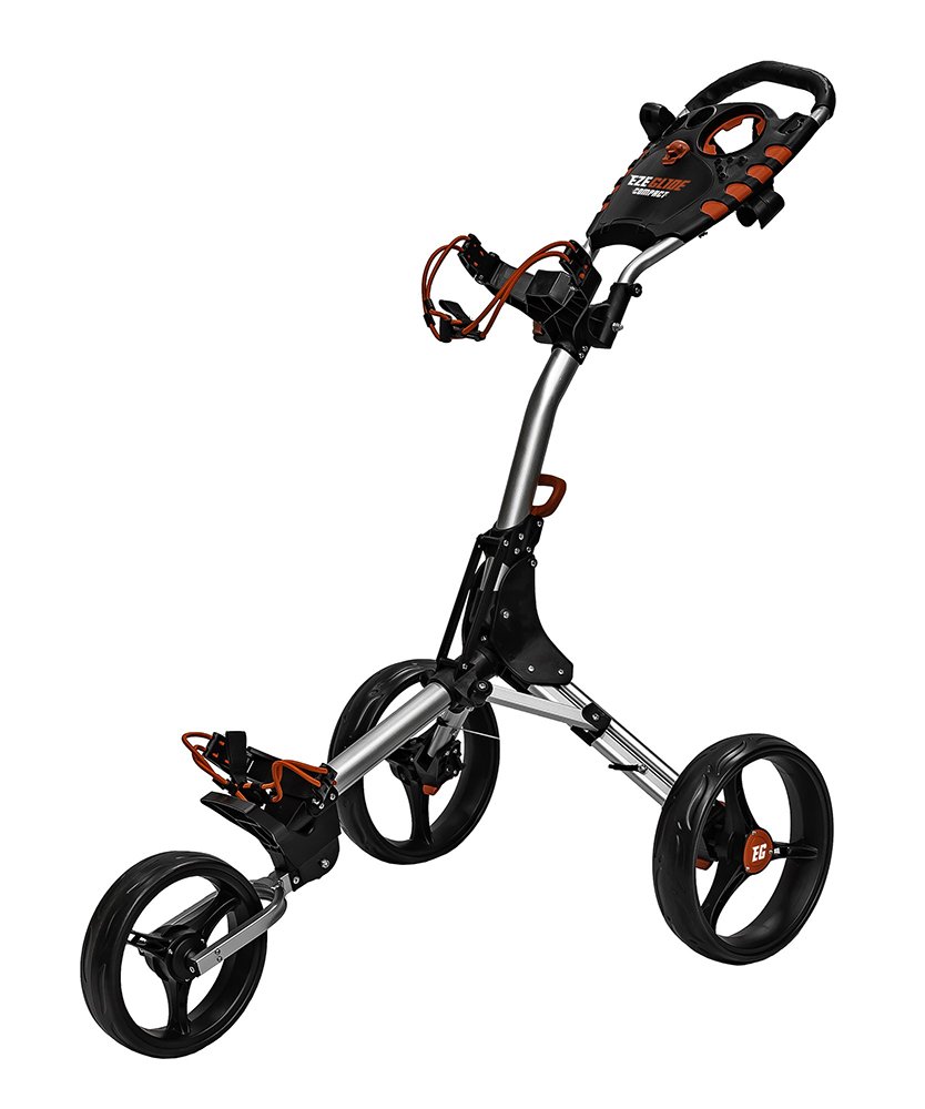Ezeglide Compact+ manuální golfový vozík, černý