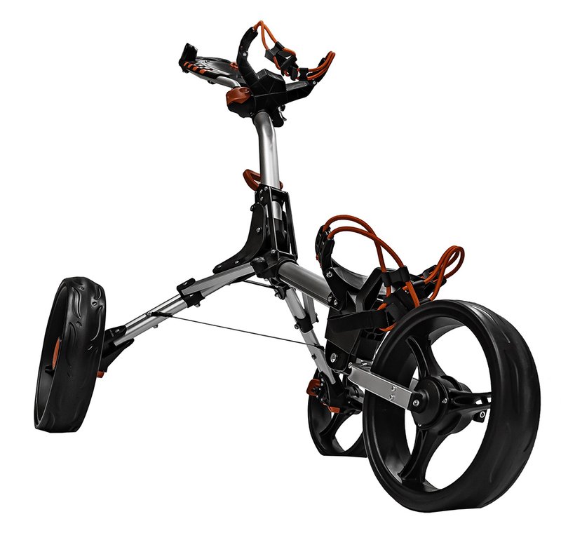 Ezeglide Compact+ manuální golfový vozík, černý
