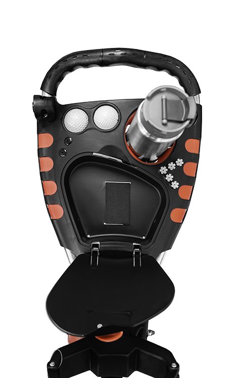 Ezeglide Compact+ manuální golfový vozík, černý