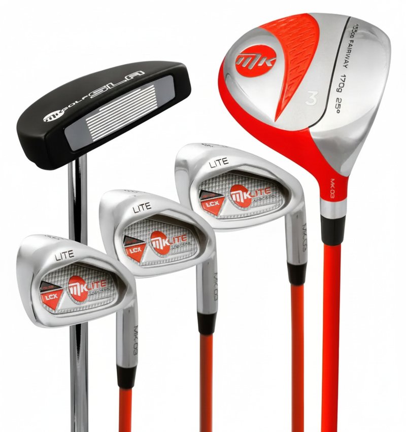 MKids Lite Junior 53" dětský golfový půlset, levý, 135cm