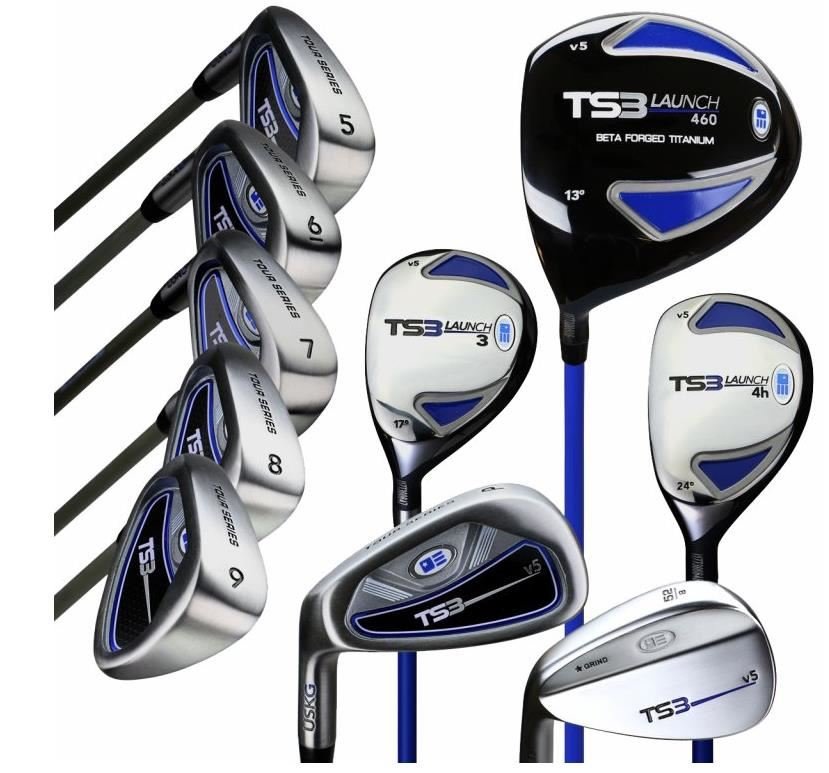 U.S. Kids Golf TS3-63 (160 cm) v5 10-Club juniorský golfový set, grafit