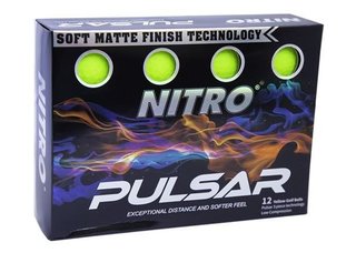 Nitro Pulsar golfové míčky, limetkové