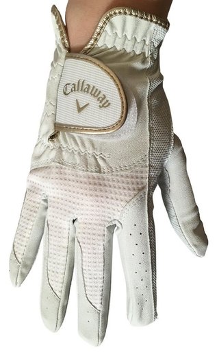 OUTLET Callaway Alura dámská golfová rukavice, bílá, RH, L