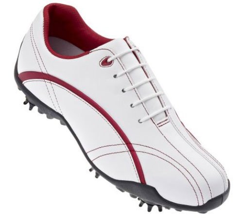 Footjoy FJ LoPro Collection dámské boty, bílá/červená