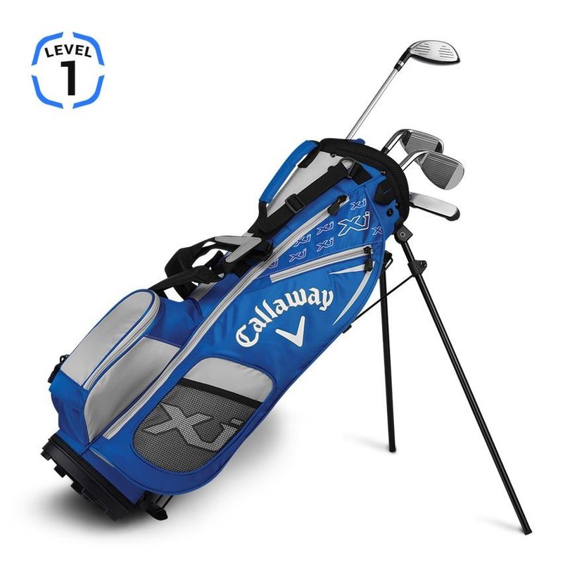Callaway XJ1 Blue Junior dětský golfový set, levý, 96-119cm