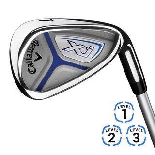 Callaway XJ1 White dětský golfový set, 96-119cm, levý