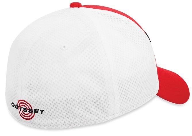 Callaway Mesh Fitted pánská kšiltovka, červeno/bílá