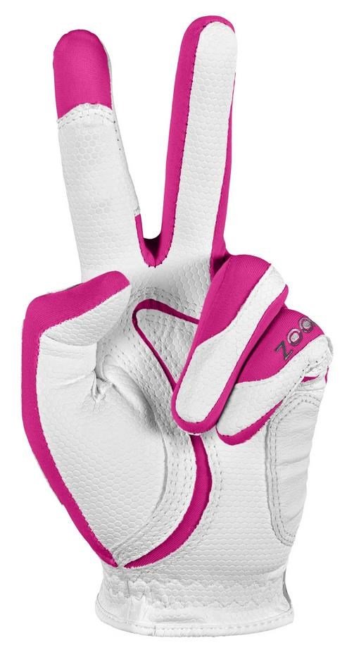 Zoom Weather Junior dětská golfová rukavice, bílo/fuchsiová