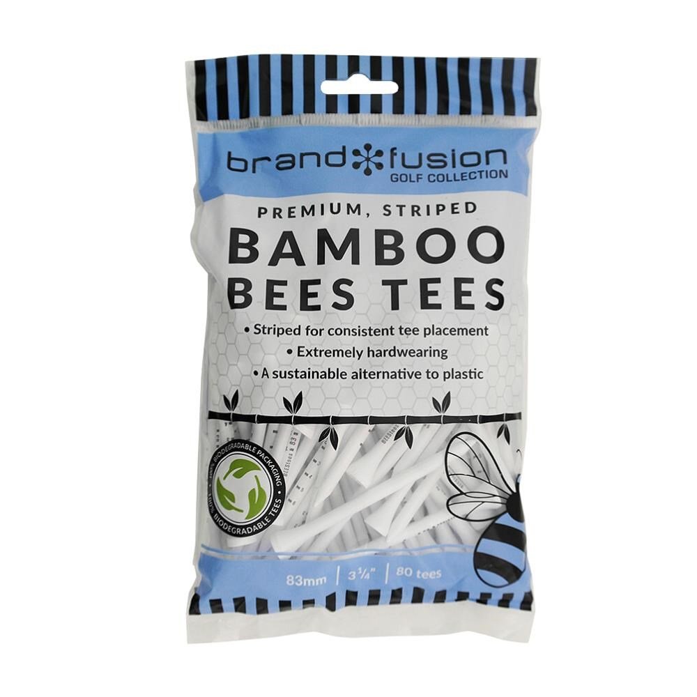 Brand Fusion Bamboo Bees Tees týčka 83mm, 80ks