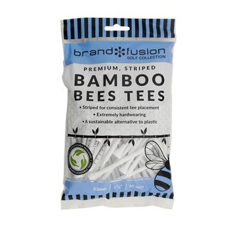 Brand Fusion Bamboo Bees Tees týčka 83mm, 80ks