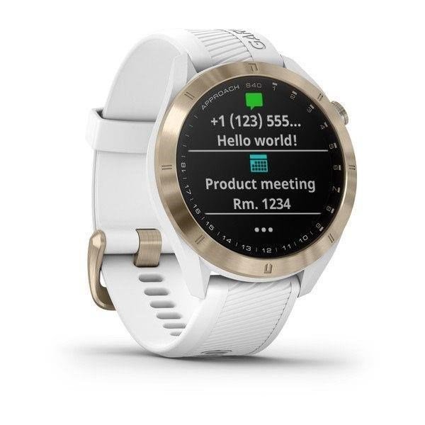 Garmin Approach S40 Premium White GPS hodinky