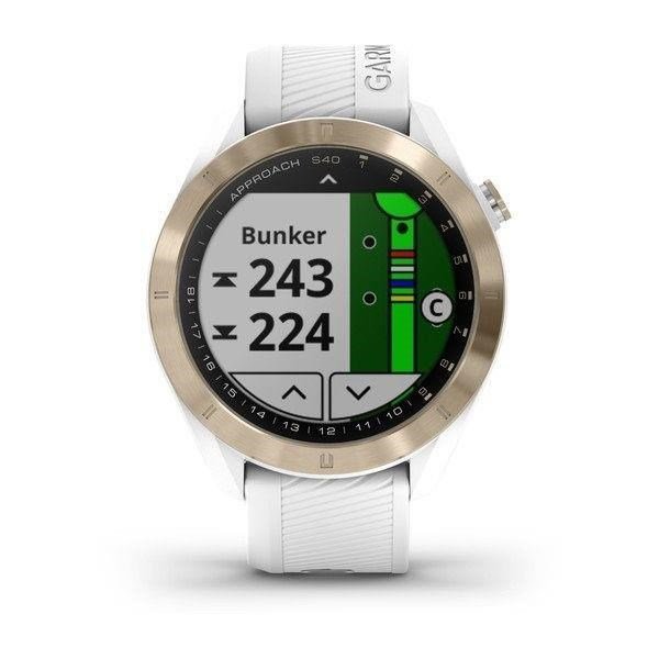 Garmin Approach S40 Premium White GPS hodinky