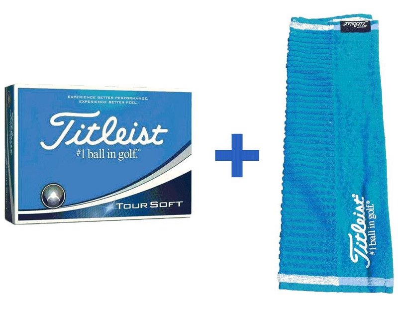 Titleist Tour Soft golfové míče + RUČNÍK ZDARMA