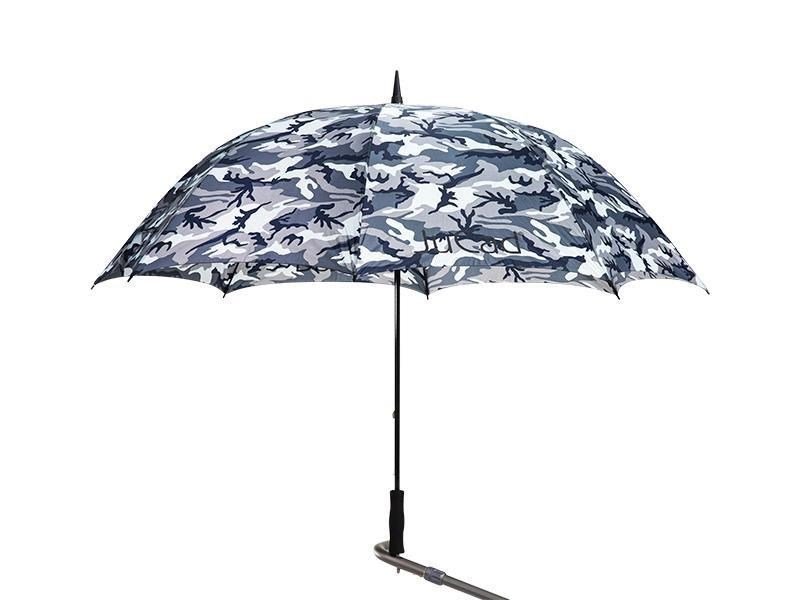 JuCad umbrella deštník 68" s pinem, camouflage šedý