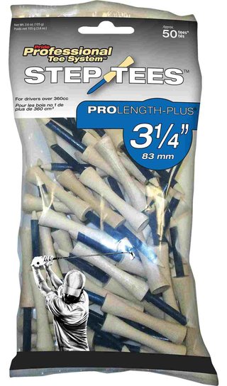 Pride Prolength Tees Blue dřevěná týčka 83mm, 50ks