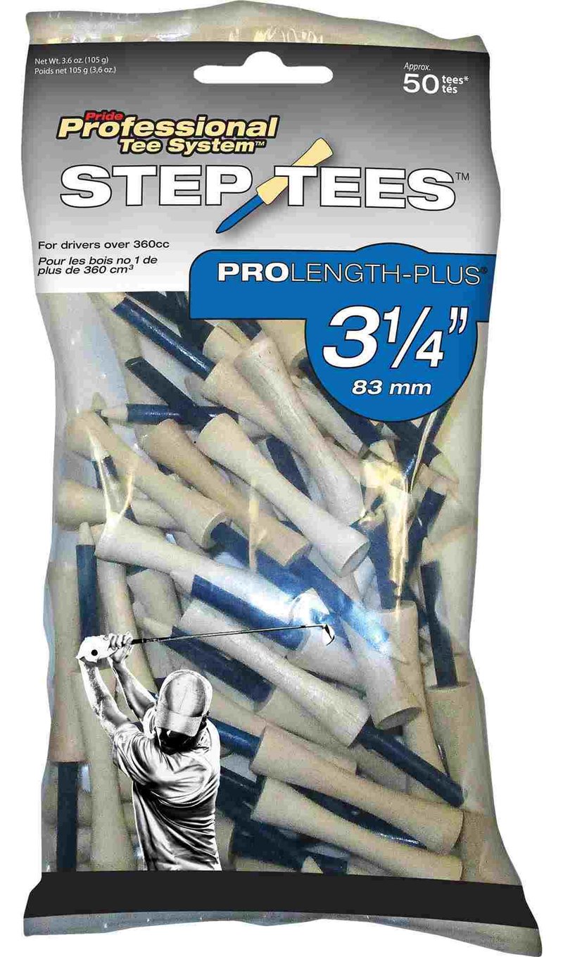 Pride Prolength Tees Blue dřevěná týčka 83mm, 50ks
