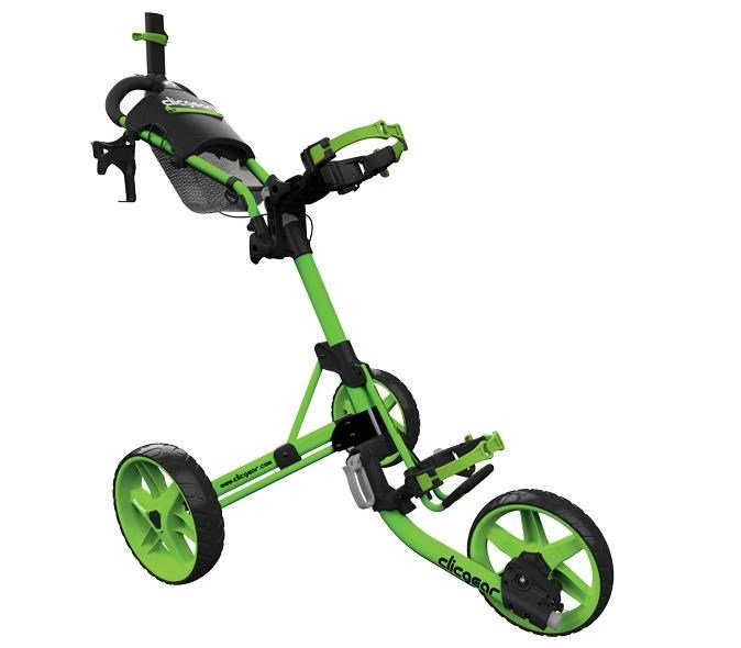 Clicgear M4 manuální vozík, matt lime